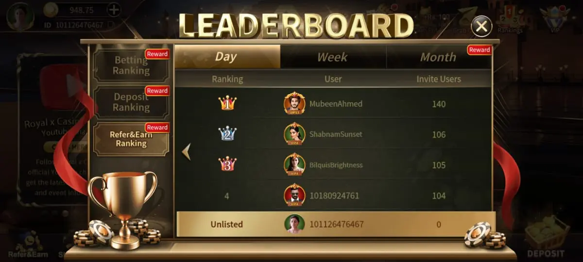 Win One Million in Royal X Casino